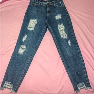 Penshoppe Distressed Boyfriend Jeans